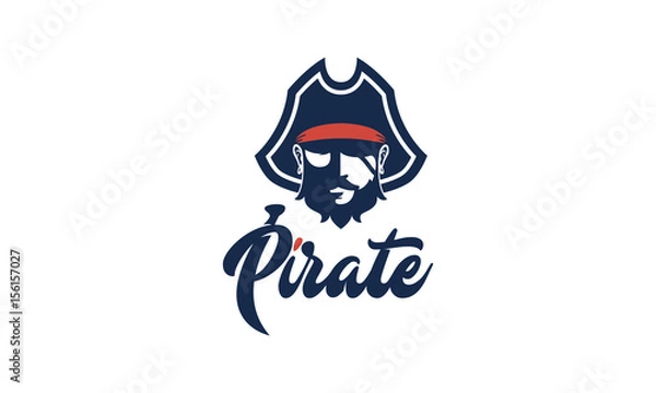 Fototapeta Pirate Logo