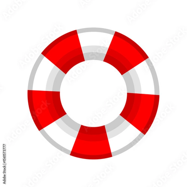 Obraz lifebuoy on a white background