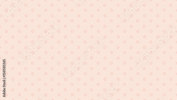 Fototapeta Light pink seamless background with soft star outline pattern. Perfect for nursery designs, baby girl themes, wrapping paper, cute digital paper, and pastel aesthetic projects.