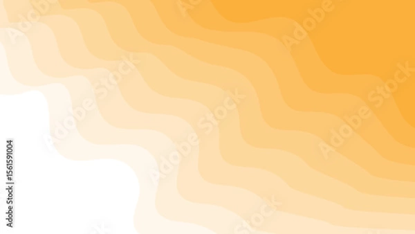 Obraz Abstract golden texture with flowing wavy pattern warm yellow gradient background