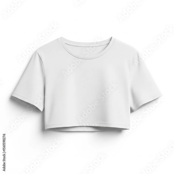 Obraz mockup white Crop Top