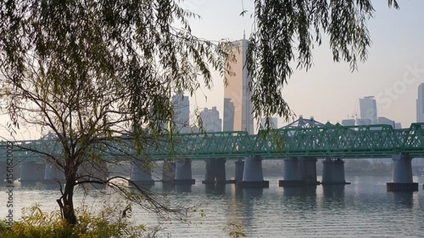 Obraz The 63 Building in Seoul