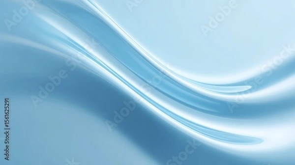 Obraz Smooth flowing silky satin fabric with soft shiny texture and subtle waves.