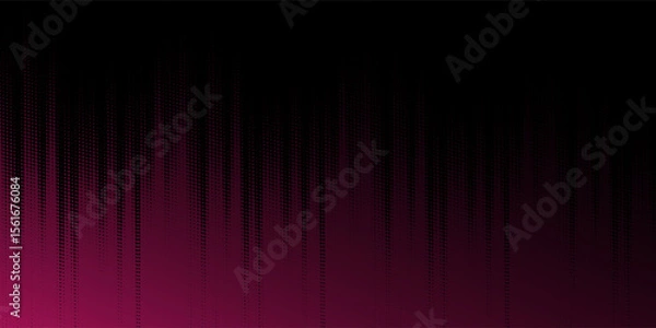 Fototapeta Stipple pattern, red dotted geometric background. Stippling, dotwork drawing, shading using dots. Pixel disintegration, random halftone effect. vector