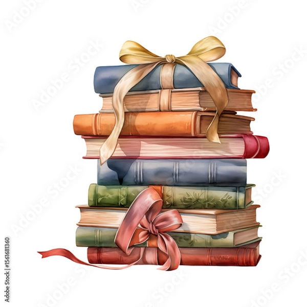 Obraz Vintage Books stack