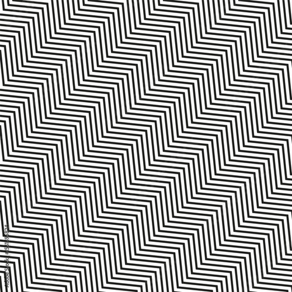 Obraz Diagonal line pattern. Abstract geometric design. Monochrome stripe texture. Vector graphic illustration.