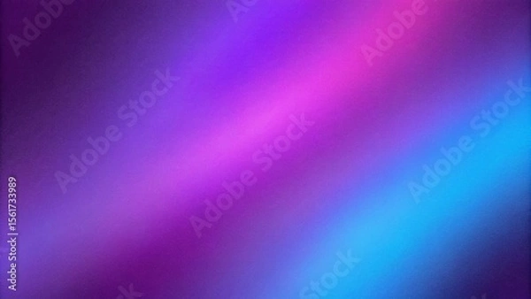 Obraz Dark purple pink blue color gradient background blurred neon color flow, grainy texture effect, futuristic banner design