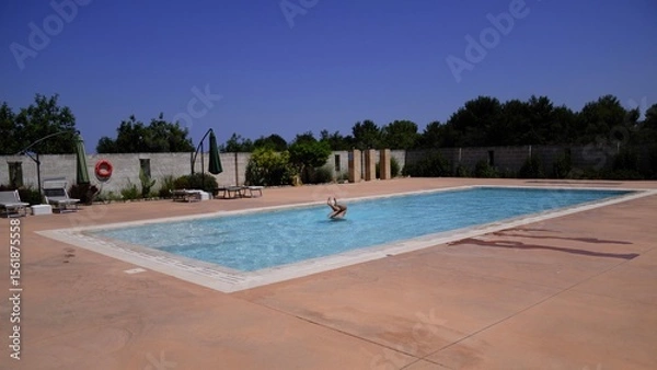 Obraz nuotare in piscina