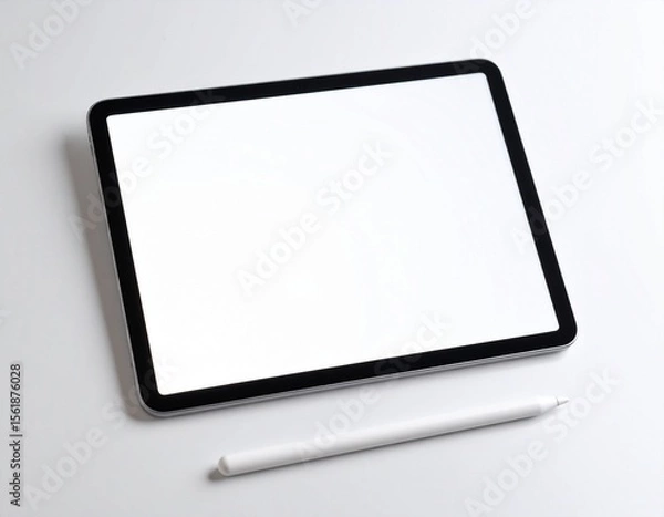 Obraz tablet pc with blank screen isolated