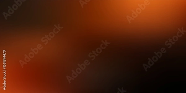 Obraz Grainy texture orange black colors gradient background