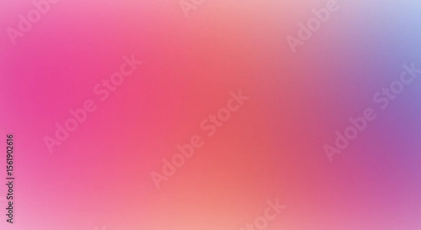 Fototapeta A vibrant abstract background showcases a smooth gradient of pink, orange, and purple colors, creating a captivating visual effect