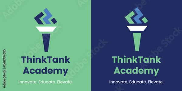 Obraz Think Tank Academy Logo