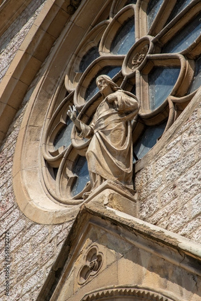 Fototapeta The sculpture in Sacred Heart Cathedral, Sarajevo. The sculpture in Sacred Heart Cathedral is taken in Sarajevo