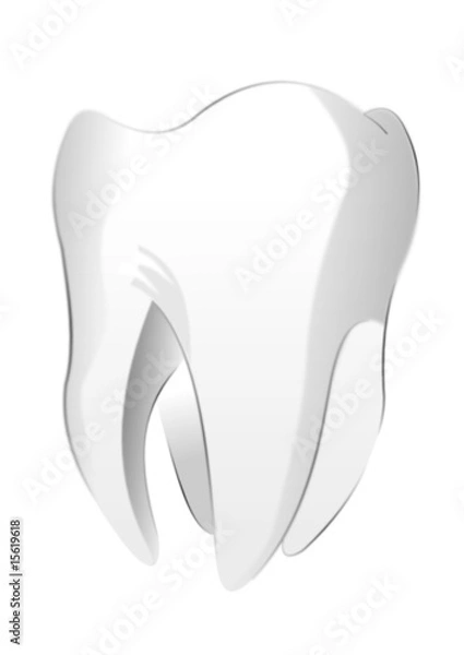 Obraz Zahn als Vektor