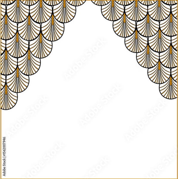 Obraz Art Deco Frame Black Instagram