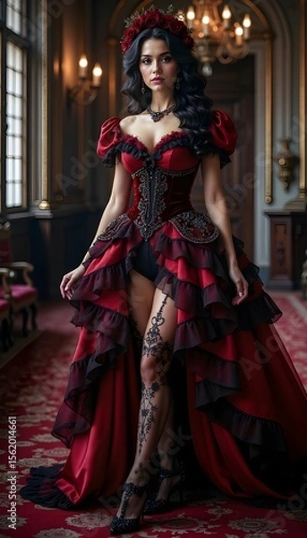 Obraz Fantasy Character Art: Elegant and Mystical Women