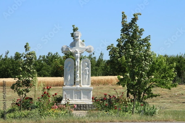 Obraz A large statue in a park