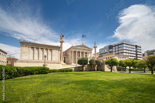 Obraz The building of the Academy of Athens in sunny day