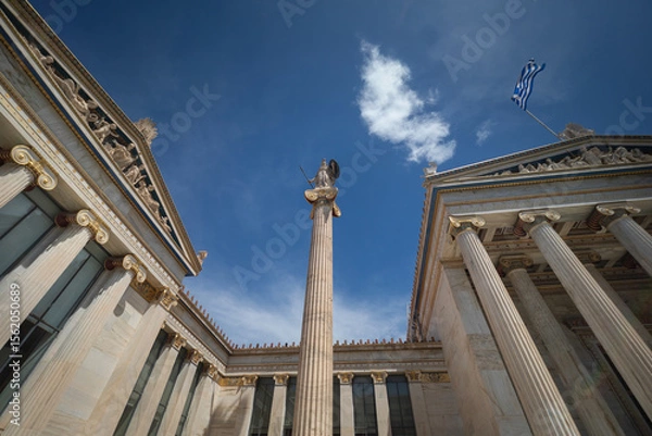 Obraz The columns of the Academy of Athens in sunny day