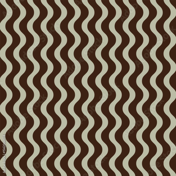 Fototapeta abstract vertical lines wave and coffe color background pattern design