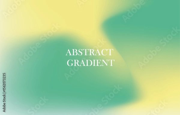 Fototapeta  A vibrant abstract background featuring a blend of green and yellow hues, creating a smooth, blurry gradient effect. wallpaper for banner, poster, cover, flyer, presentation, advertising, landing pag