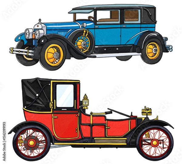 Obraz 클래식 빈티지 자동차