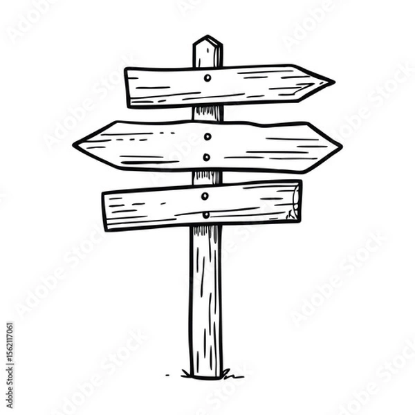 Fototapeta Direction signboard icon logo vector design template Premium Vector
