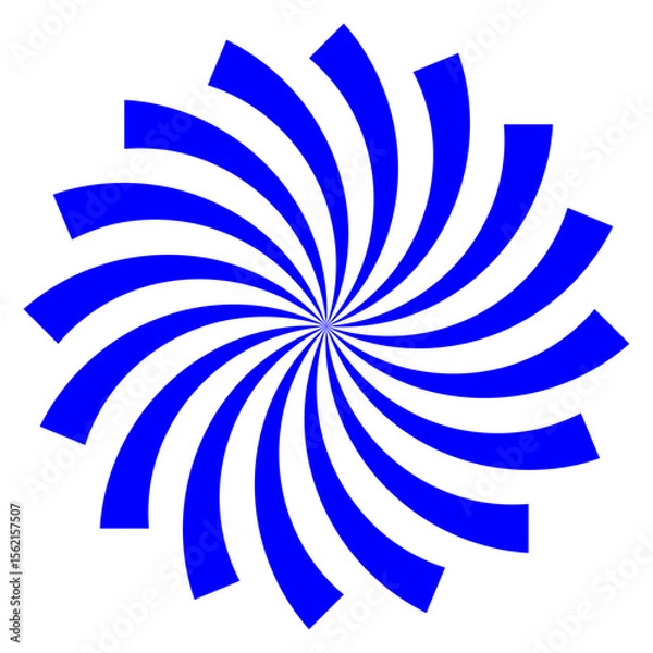 Fototapeta spiral burst pattern design element