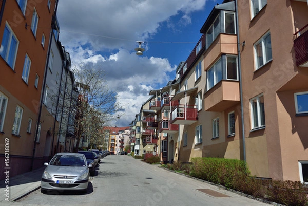 Fototapeta bostäder