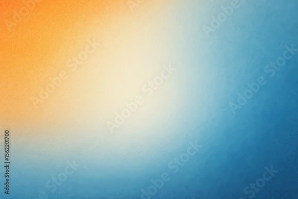 Fototapeta Abstract blurred background gradient orange and blue tones.