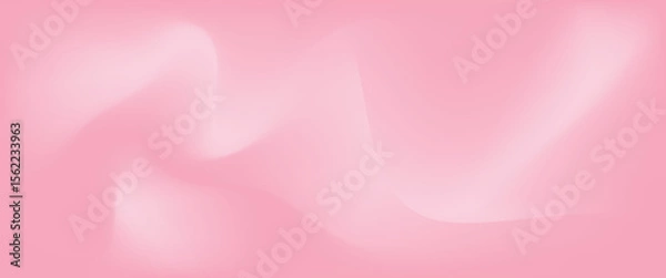 Obraz Abstract light pink sakura blossom color background. Vector simple and soft light horizontal backdrop. Blurred gentle gradient. Pastel pink smooth mesh y2k aesthetic. Minimal style. vector eps10