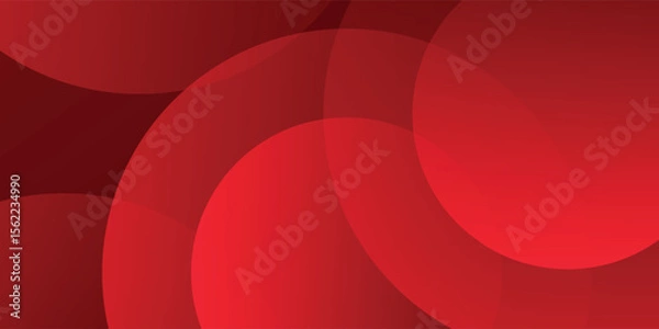Fototapeta Red abstract background. Dynamic shapes composition. Eps10 vector