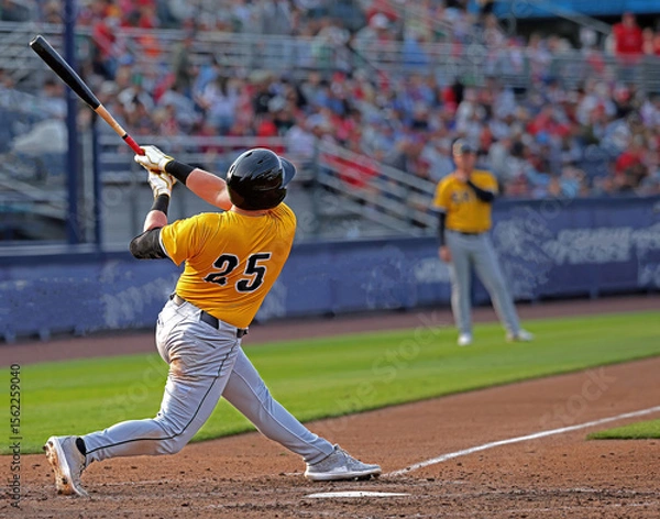 Obraz #25 baseball player hitting