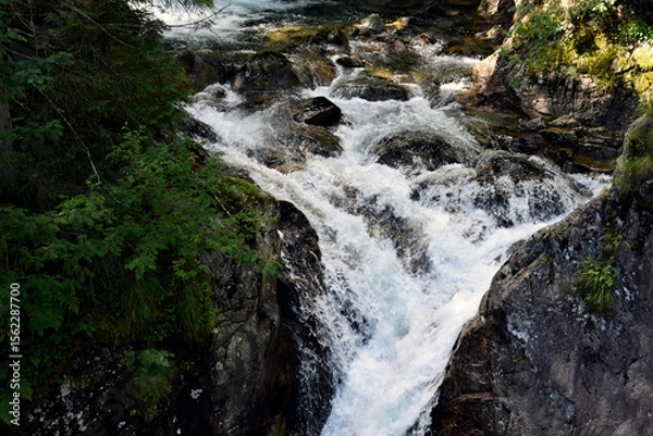 Obraz waterfall in the mountains 