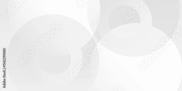Obraz Abstract white Geometric banner design background.