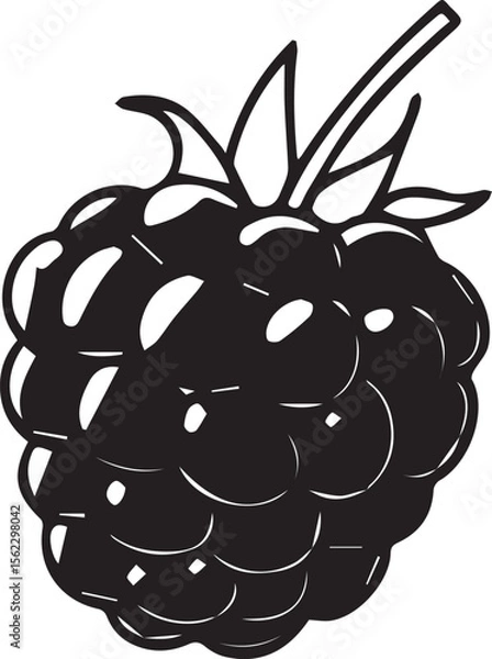 Obraz Adobe Illustrator Artwork raspberry