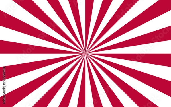 Fototapeta Dynamic abstract spiral design with a central focal point with wavy stripes. Hypnotic swirl radiates symmetrically sense of motion and energy. Graphic, and retro-inspired illusion of spinning or depth