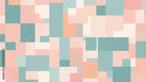 Obraz seamless pattern with squares