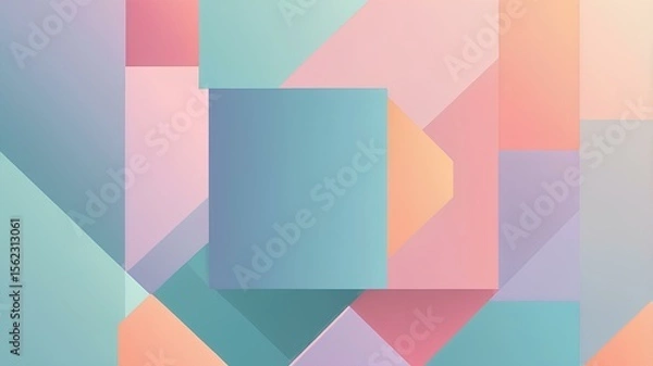Obraz abstract background with colorful squares