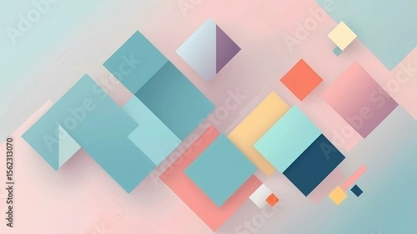 Obraz abstract geometric background
