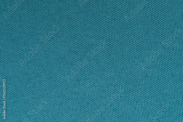 Obraz Textured solid fabric in vibrant teal color suitable for various design projects
