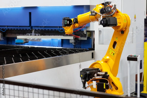 Obraz robotic press brake automation cell
