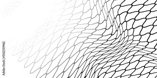 Fototapeta Mesh texture for fishing nets. Seamless pattern for sportswear or soccer goal, volleyball net, basketball hoop, hockey, athletics. Abstract net modern