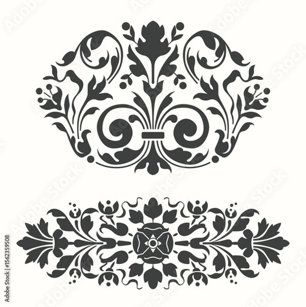 Fototapeta Decorative element. Vector.