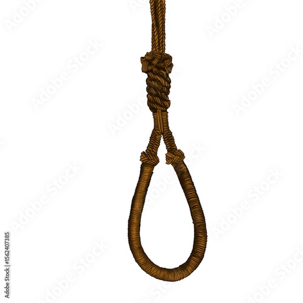 Obraz old rusty rope