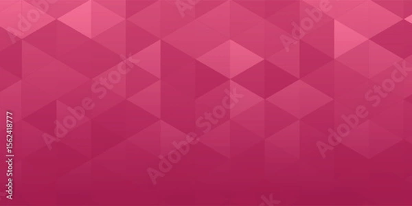 Fototapeta Gradient purple magenta background on triangle pattern. Geometric abstract pixel background.