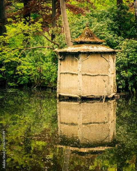 Obraz Old cabin on the water
