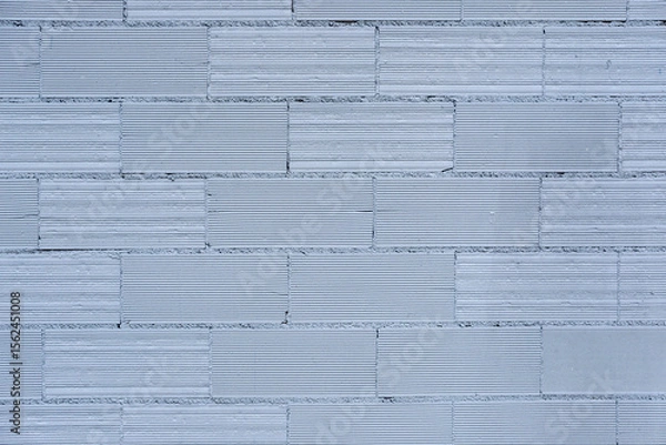 Obraz Background from a wall made of gray painted bricks