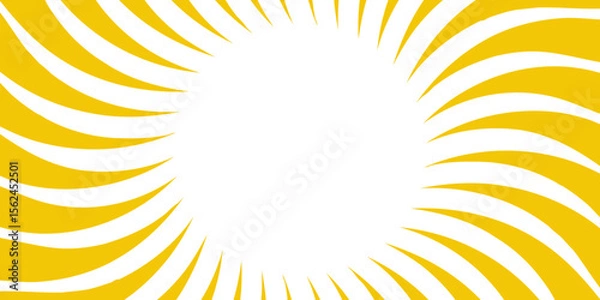 Fototapeta Action, speed lines, stripes for comic book frame. Retro twisted and distorted vector groovy hippie background. Sun Rays or Explosion Boom for Comic Books Radial Background Vector. Surprise scene
