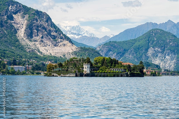 Obraz isola dei pescatori on lake maggiore